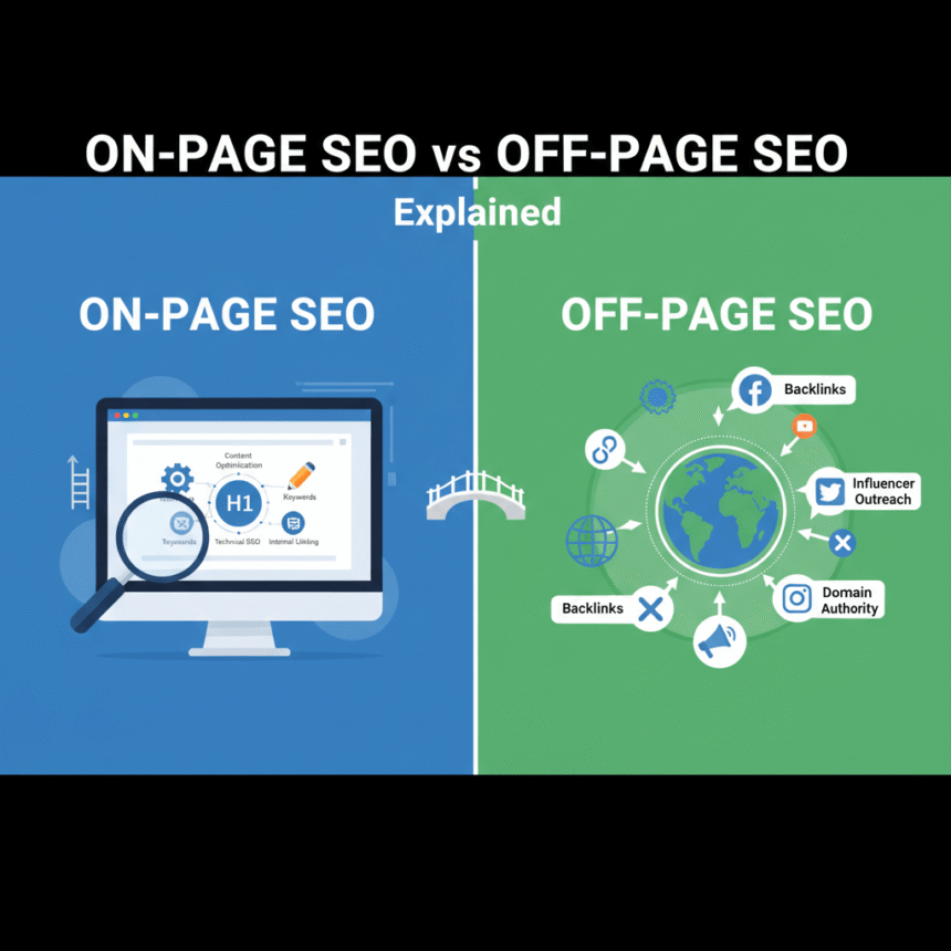 On-Page SEO vs Off-Page SEO Explained