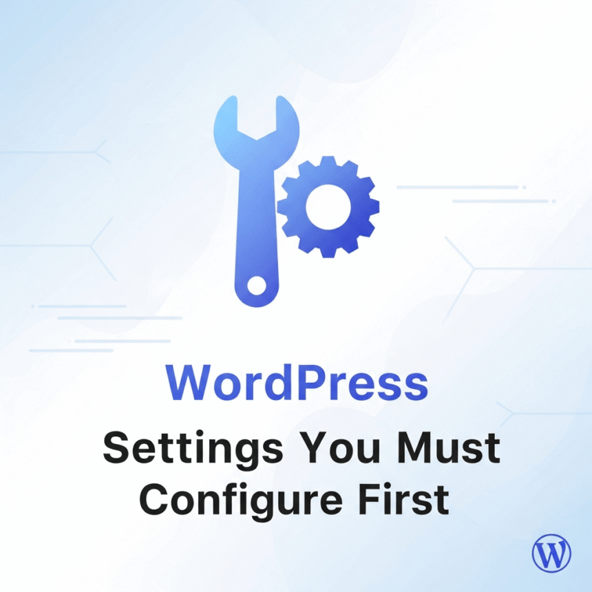 WordPress Settings You Must Configure First